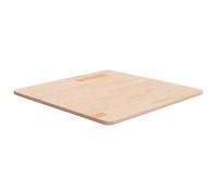 Square Table Top Light Brown 19.7"x19.7"x0.6" Treated Solid Wood Oak vidaXL