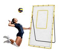 Square Volleyball Net and Garden Game, Pool Volleyball Net, Sturdy Frame, Freestanding Design, Portable Outdoor, for Kids and Adults