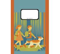 Squared A4 Notebook with Design Cover - 50 Pages Premium Ivory Paper: Graph Notebook with Water- & Dirt-Resistant Cover | Stylish Squared Paper Pad for School, Planning & Everyday Notes