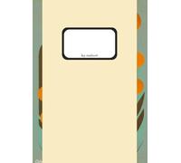 Squared A4 Notebook with Design Cover - 50 Pages Premium Ivory Paper: Graph Notebook with Water- & Dirt-Resistant Cover | Stylish Squared Paper Pad for School, Planning & Everyday Notes