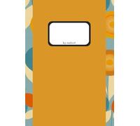 Squared A4 Notebook with Design Cover - 50 Pages Premium Ivory Paper: Graph Notebook with Water- & Dirt-Resistant Cover | Stylish Squared Paper Pad for School, Planning & Everyday Notes