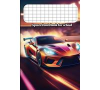 Squared notebook for school: Great for school and notes; suitable for schoolchildren and students; glossy cover with modern design.
