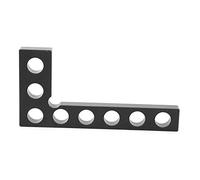 Squares de positionnement à 90 degrés | Règle à angle droit du travail du bois 0-100 mm | Pince d'angle en alliage en aluminium pour boîtes/armoires/cadres d'images |