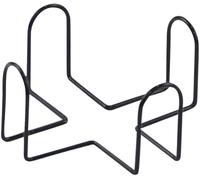 SquarezhenBo Support de dessous de verre en métal noir carré porte-gobelet tasse à café ustensile de cuisine tapis de tasse, étagère de rangement en fer, support de dessous de verre, accessoire de bar