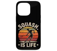 Squash is Life Joueur de Squash Vintage Coque pour iPhone 13 Pro