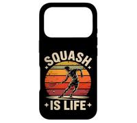 Squash is Life Joueur de Squash Vintage Coque pour iPhone 17 Pro