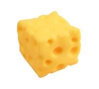 Squashy Cheese Stress, Tactile Fidget Snack, Elastic Pinch Toy, Calming Stretchy Texture Fun Present for Children Teens Workers Desk Setup Classroom Road Trips Calming Use