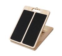 Squat - Plaque de rampe trapézoïdale - Planche oblique en bois de 38,5 cm - Rampe d'entraînement pliable pour étirement, pilates, yoga - Appareil de fitness portable pour l'équilibre, l'augmentation