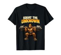 Squat The Unknown Funny Sasquatch Gym Bigfoot T-Shirt