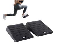 Squat Wedge, 2-Piece Foot Slant Board Set, Non-Slip Calf Stretching Ramp, Angle Incline Blocks toHome Gym, Training Studio, Travel, and Indoor Workouts for Men & Women, 11.42x5.98x3.94 inches