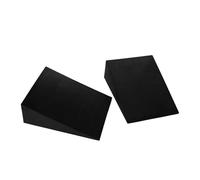 Squat Wedge Bloc de cale Squat, planches inclinées extensibles Yoga, civière pied réglable et antidérapante, améliore la force du bas des jambes, équipement gymnastique(Black 11.5x9x3cm)