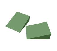 Squat Wedge Blocks - 2 Piece EVA Foam Wedges, Lightweight Yoga Supports