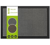 SQUATCH® | Tapis extérieur en Caoutchouc et Polyester | Paillasson Durable et Antidérapant | Utilisable Toute l'année | Facile à Nettoyer | Modèle BLĪTZ 3D (Anthracite, 40x60cm)