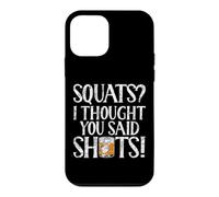 Squats, Je croyais Que tu avais Dit Shots Personal Trainer Coque pour iPhone 12 Mini
