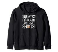 Squats, Je croyais Que tu avais Dit Shots Personal Trainer Sweat à Capuche