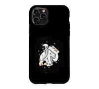 Squatting Gopnik Slav with Tracksuit in Space T-Shirt Coque pour iPhone 11 Pro