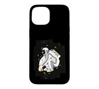 Squatting Gopnik Slav with Tracksuit in Space T-Shirt Coque pour iPhone 15
