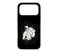 Squatting Gopnik Slav with Tracksuit in Space T-Shirt Coque pour iPhone 17 Pro Max