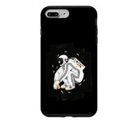 Squatting Gopnik Slav with Tracksuit in Space T-Shirt Coque pour iPhone 7 Plus/8 Plus