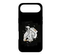 Squatting Gopnik Slav with Tracksuit in Space T-Shirt Coque pour iPhone Air