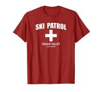 Squaw Valley California Ski Patrol Officiel T-Shirt