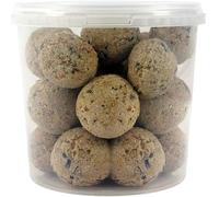 SQUAWK Boules de Graisse Suet | Nourriture Premium pour Oiseaux Sauvages | Formule Améliorée Toute l'Année | Mélange Naturel, Riche en Énergie & Protéines | Riche en Graisse, Fibres & Humidité (5L)