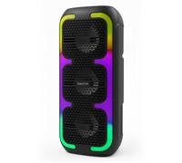Squeak SQ1009 Enceinte portable stéréo KARAOKÉ Bluetooth 5.3 45W - Batterie 10h, AUX, FM (Noir)