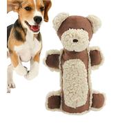 Squeak Toy Mechanism, Dog Squeaky Plush Collection, Interactive Chew Pet Supplies Deer Bear Teeth Cleaning Soft Doll Aggressive Chewers Youth Structural Tactile Texture Enrichment Boredom Gear