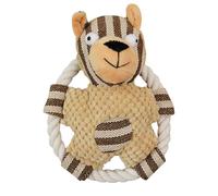 Squeaky Dog Toys | Durablle Squeaky Dog Rope Toy | Teeth Cleaning Soothing Training Companion | Interactive Tug-of-War Chew Toy | Bite-Resistant, Teeth-Cleaning Companion For Indoor And Outdoor Play