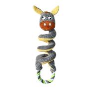 Squeaky Dog toys With Pull Cords, Plush Tug-of-war Toys, Interactive Chew | Dog Boredom Relief Rope Toy For Home Outdoor Indoor Backyard Playtime Exercise Enrichment