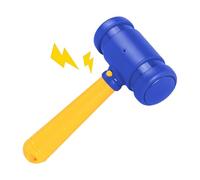 Squeaky Hammer Toy, Funny Recording Pounding Tool, Educational Child Play Device, Preschool Kindergarten Holiday Birthday Christmas Indoor Game Fixture, Sensory Gear for Kids, Families, 10x4.5x17cm