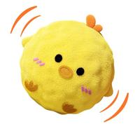 Squeaky Plush Ball Dog Toy Interactive Ball For Dogs, Squeaky Dog Balls, Interactive Dog-Rolling-Ball, Elastic Plush Puppy Game For Boredom Relief Enrichment Exercise Home Training Indoor Outdoor