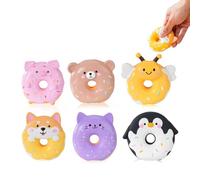 Squeaky pour petits chiens - Jouet pour soulager les ennuis du chien en forme d'animal à mâcher les chiots | Enrichissement de la maison, exercice intérieur et extérieur