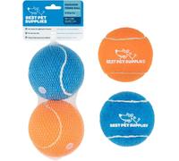Squeaky Tennis Balls for Dogs,Heavy Duty Interactive Pet Toss & Fetch Toys-Supports Exercise and Behavior Training-2 Pack