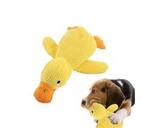 Squeaky Toys For Dogs - Stuffed Duck Chew Toys For Dogs, Funny Companion Cuddly Mallard Fetching Object Fabric Bird | Interaction Tool For Backyard Park Beach Camping Apartment Puppy Kennel Exercise