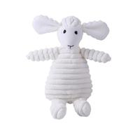 Squeaky Toys - Jouet à mâcher pour chien - Jouet à mâcher pour chien - Mouton en peluche pour la dentition et le divertissement - Jouet interactif pour chien de petite, moyenne et grande taille