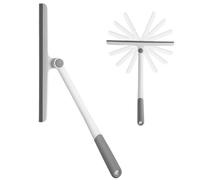 Squeegee for Shower Glass | All Purpose Professional Household Tool | Car Window Cleaner | for Home Room Bathroom Kitchen Car RV Garage Office Wall Inside