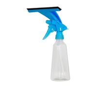 Squeegee, Heavy Duty Glass Wiper Cleaner, 8,07 x 10,43 x 2,56 Inches Edge Washer & Ergonomic Handle Grip, Cleaning Tool for Tile Mirror Floor and Door Surfaces, Multi Brush