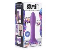 Squeezable Slender Dildo - Purple