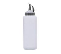 Squeeze Bouteilles Bouteilles d'huile de condiment à presser de 175ML/350ML, bouchon de scellage, pot d'assaisonnement, bouteilles de Sauce à salade, Ketchup Cruet, fournitures de cuisine(Grey 350ml)