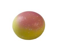 Squeeze Bread, Squishy Pain Rond PU, Slow Rising, Jouet Anti Stress Fromage, Pain Simulé Réaliste, Fidget Sensoriel pour Bureau, École et Cadeau Adulte