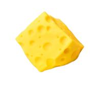 Squeeze Cheese Toy, Soft Large Funny Novelty Leisure Games, 4.72 Inches Stress Ball with Gentle Grip, Flexible Texture with Easy Hold, Play Toys for Kids Adults Family Friends Youth Teens Offices Work
