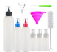 Squeeze Écriture Bouteilles Icing Applicateur DIY Cookie Fait Maison de gâteau biscuit Décoration peinture Bouteille pour Sauces Condiments Salade ketchup Outils cuisson Brosse Funnel 1/2/4 Once 8pc