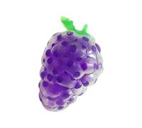 Squeeze Fidget Toy - 10x3x3cm Grape Stress Ball 80g | Silicone Soft Pressure Relief Slow Rebound Sensory Toy | Cute Grape School Office Travel Focus Relief Tĥerapy Hand Exercise