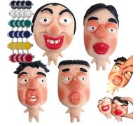 Squeeze Fidget Toy,Soft Sensory Interactive Squishy Toys,Slow-Rise Relaxation Toys for Adults,Fun Prank and Sensory Game for Party Favors,Classroom Prizes,Stocking Stuffers (Four-Piece Set)