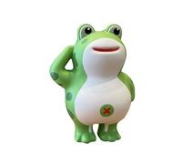Squeeze Frog Toy - Soft Slow Rising Frog, 10x5cm Sensory Toys for Adults, Stress Reliever with Smooth Texture, Tension Relief Tool for Focus Enhancement and Calmness