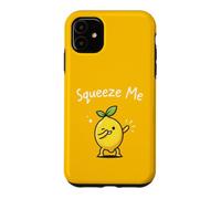 Squeeze Me Funny Lemon Dabbing Joli Jeu de Mots Estival aux Agrumes Coque pour iPhone 11