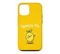 Squeeze Me Funny Lemon Dabbing Joli Jeu de Mots Estival aux Agrumes Coque pour iPhone 12/12 Pro