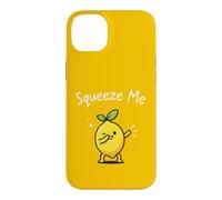 Squeeze Me Funny Lemon Dabbing Joli Jeu de Mots Estival aux Agrumes Coque pour iPhone 14 Plus