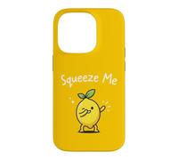 Squeeze Me Funny Lemon Dabbing Joli Jeu de Mots Estival aux Agrumes Coque pour iPhone 14 Pro